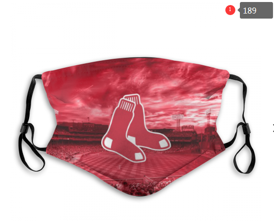 MLB Boston Red Sox #3 Dust mask with filter->mlb dust mask->Sports Accessory